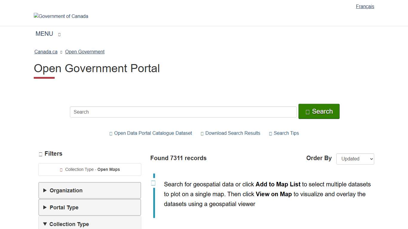 Open Government Portal